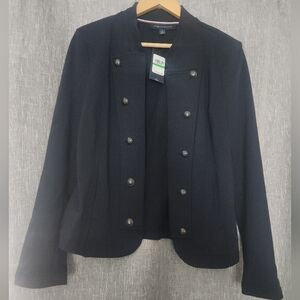 Tommy Hilfiger Black Blazer Tailored Formal Design